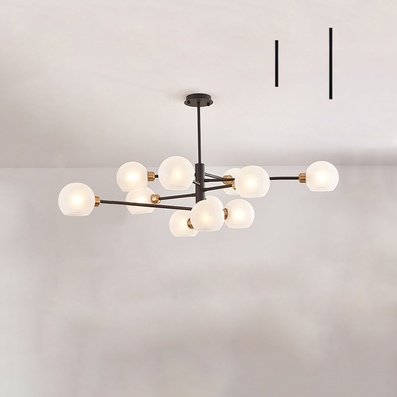 Postmodern Sputnik Chandelier Light Fixture Glass Ceiling Light - Rebooters