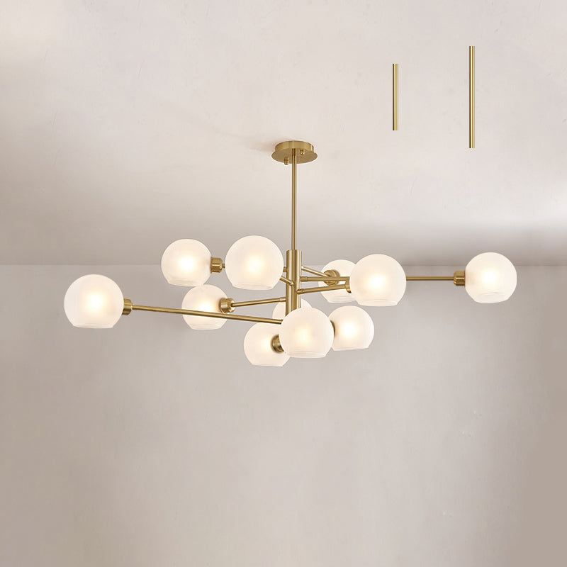 Postmodern Sputnik Chandelier Light Fixture Glass Ceiling Light - Rebooters