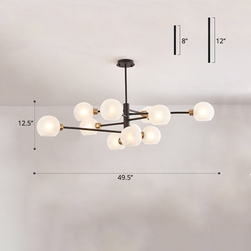 Postmodern Sputnik Chandelier Light Fixture Glass Ceiling Light - Rebooters