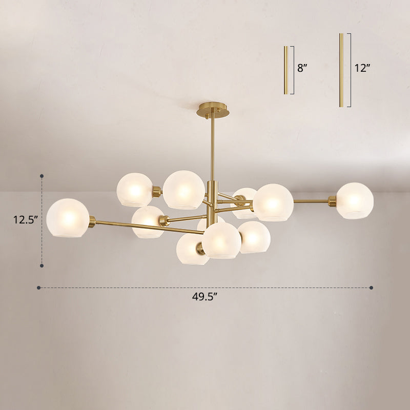 Postmodern Sputnik Chandelier Light Fixture Glass Ceiling Light - Rebooters