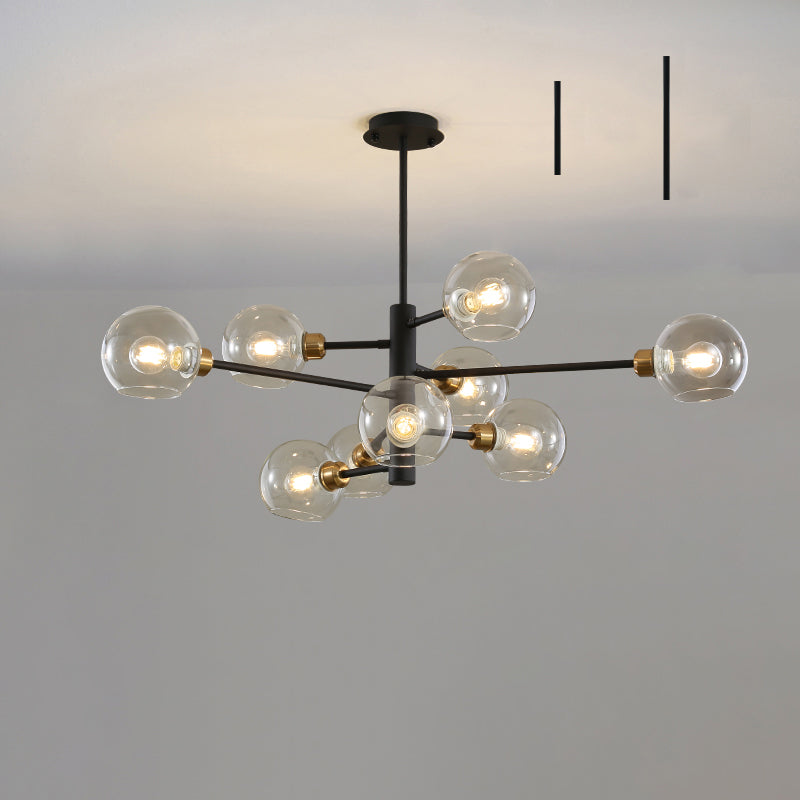 Postmodern Sputnik Chandelier Light Fixture Glass Ceiling Light - Rebooters