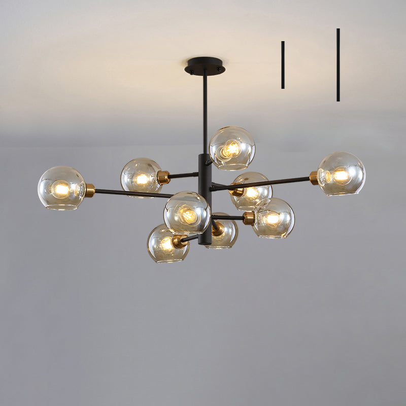 Postmodern Sputnik Chandelier Light Fixture Glass Ceiling Light - Rebooters