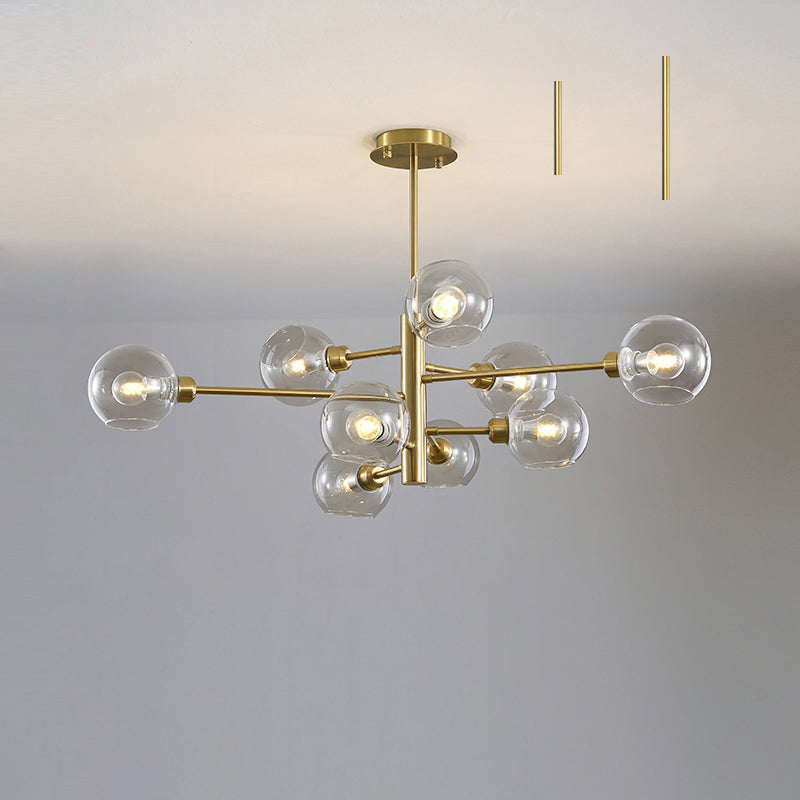 Postmodern Sputnik Chandelier Light Fixture Glass Ceiling Light - Rebooters