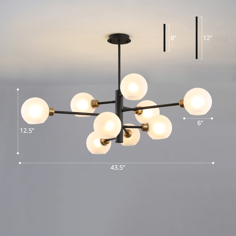 Postmodern Sputnik Chandelier Light Fixture Glass Ceiling Light - Rebooters