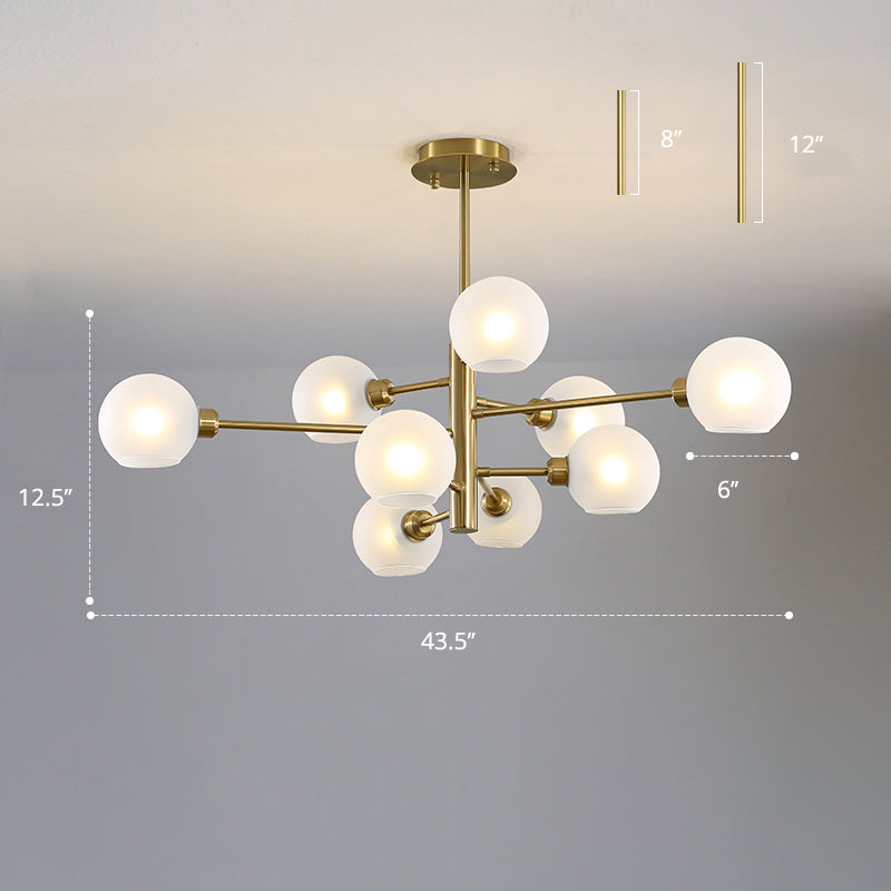 Postmodern Sputnik Chandelier Light Fixture Glass Ceiling Light - Rebooters