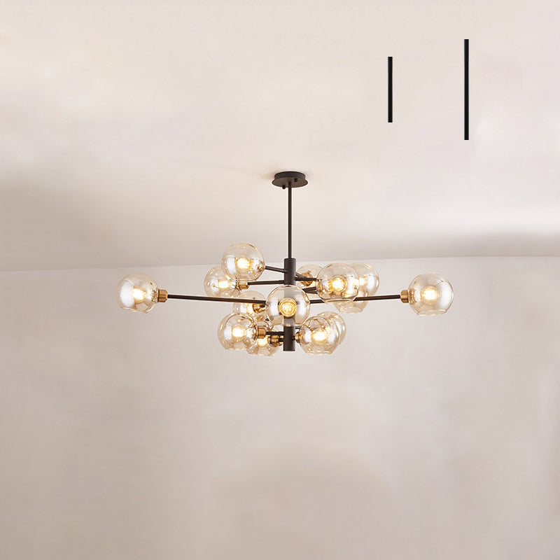 Postmodern Sputnik Chandelier Light Fixture Glass Ceiling Light - Rebooters