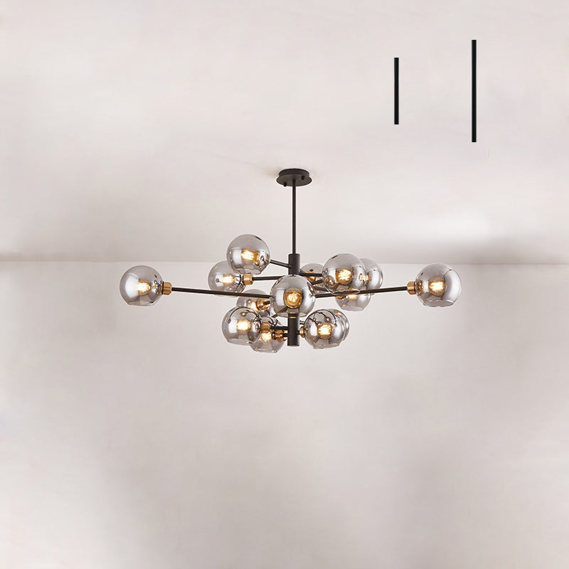 Postmodern Sputnik Chandelier Light Fixture Glass Ceiling Light - Rebooters