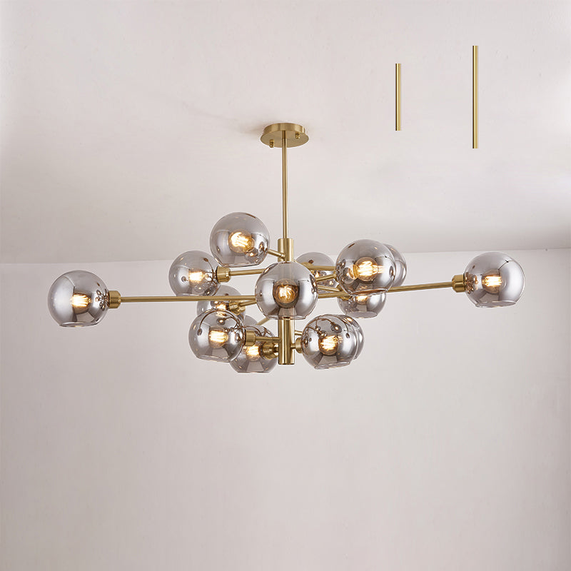 Postmodern Sputnik Chandelier Light Fixture Glass Ceiling Light - Rebooters