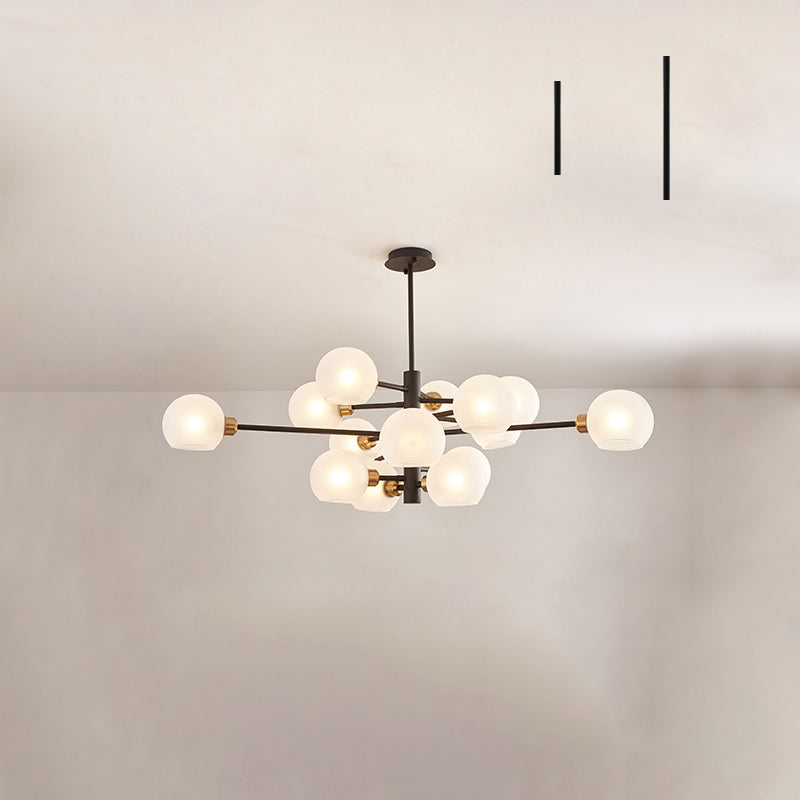 Postmodern Sputnik Chandelier Light Fixture Glass Ceiling Light - Rebooters