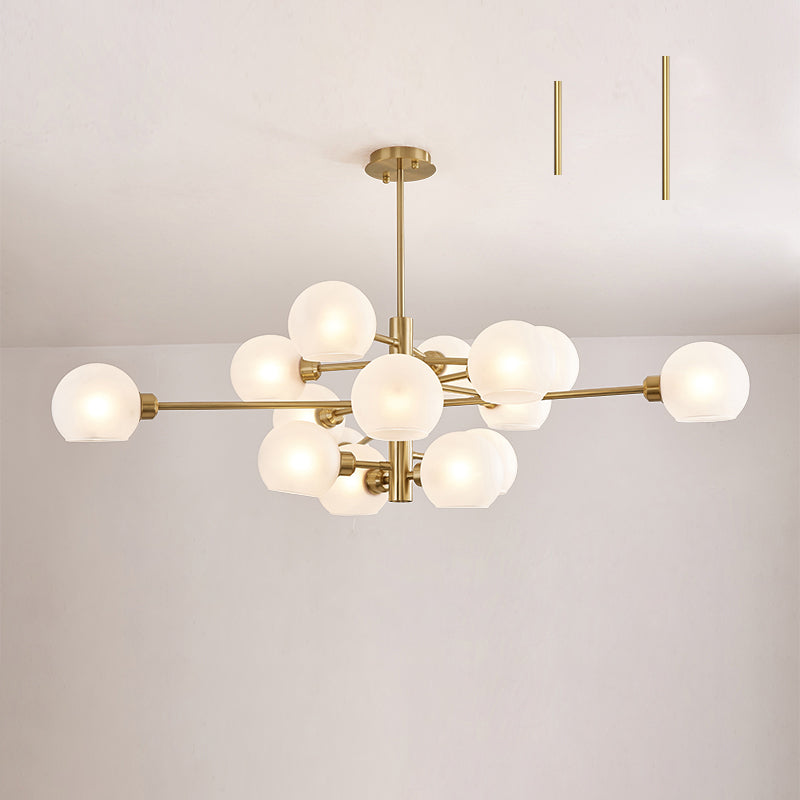 Postmodern Sputnik Chandelier Light Fixture Glass Ceiling Light - Rebooters