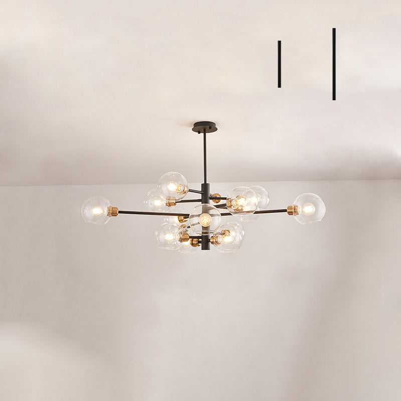 Postmodern Sputnik Chandelier Light Fixture Glass Ceiling Light - Rebooters