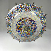 Spherical Amber Cyclone Glass Hanging Chandelier Retro 7 Heads - Rebooters