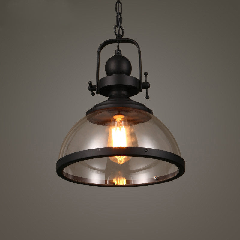 Glass Pot Shaped Suspension Lamp Industrial Bistro Bar Pendant - Rebooters