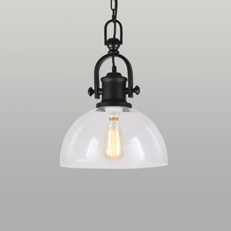 Glass Pot Shaped Suspension Lamp Industrial Bistro Bar Pendant - Rebooters