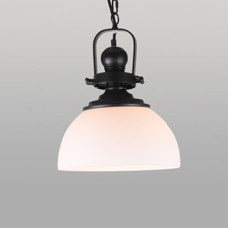 Glass Pot Shaped Suspension Lamp Industrial Bistro Bar Pendant - Rebooters