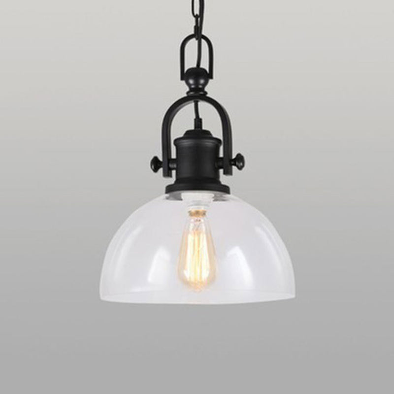 Glass Pot Shaped Suspension Lamp Industrial Bistro Bar Pendant - Rebooters