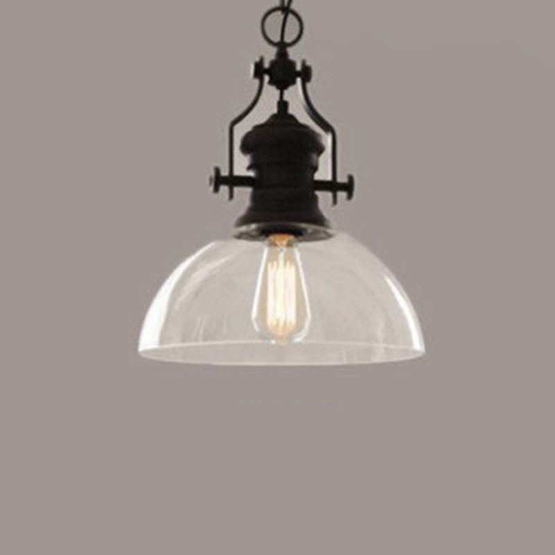 Glass Pot Shaped Suspension Lamp Industrial Bistro Bar Pendant - Rebooters