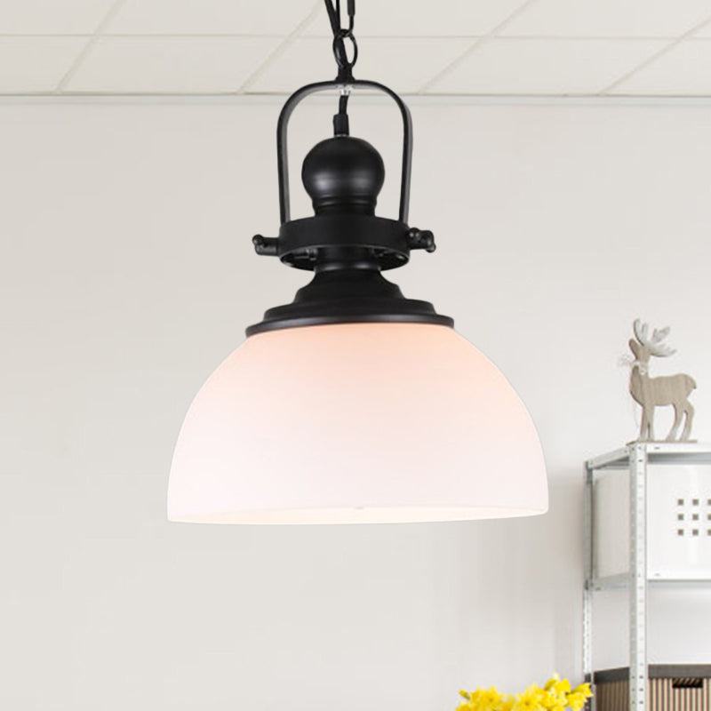 Glass Pot Shaped Suspension Lamp Industrial Bistro Bar Pendant - Rebooters