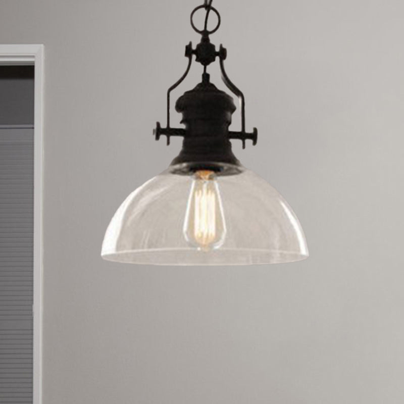 Glass Pot Shaped Suspension Lamp Industrial Bistro Bar Pendant - Rebooters