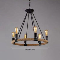 Adjustable Hanging Chain Chandelier Light Industrial Wagon Wheel Metal Ceiling Pendant - Rebooters