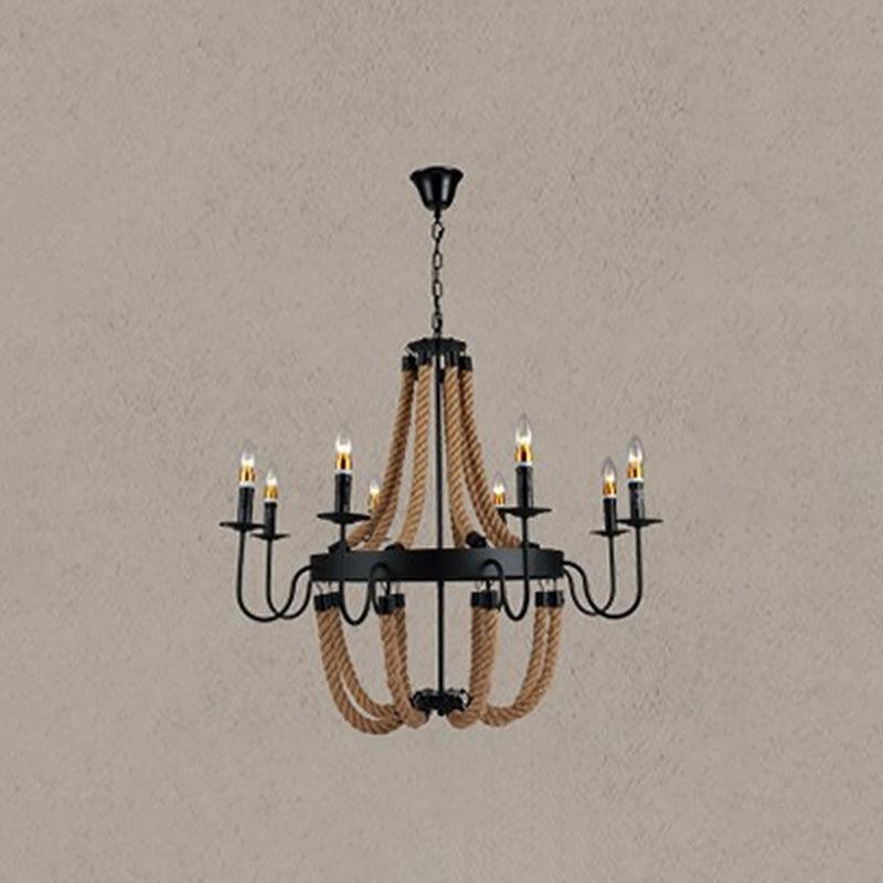 Adjustable Hanging Chain Chandelier Light Industrial Wagon Wheel Metal Ceiling Pendant - Rebooters