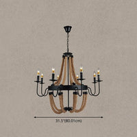 Adjustable Hanging Chain Chandelier Light Industrial Wagon Wheel Metal Ceiling Pendant - Rebooters