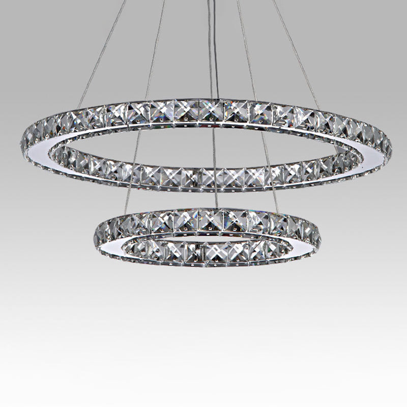 Contemporary Interlace Rings Chandelier Pendant Light Fixtures - Rebooters