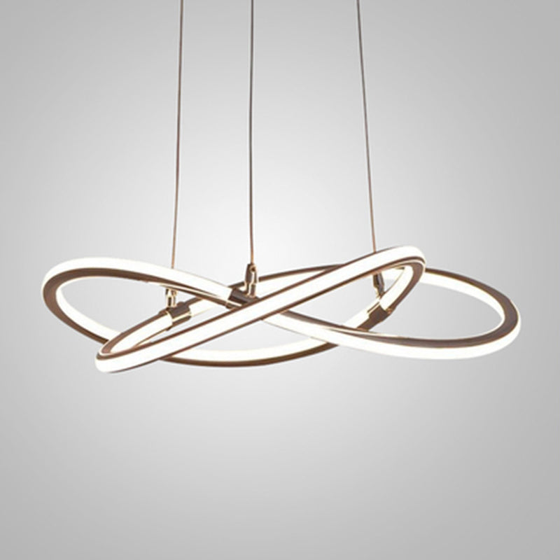 Contemporary Strip Chandelier Lamp Metal Ceiling Pendant Light - Rebooters