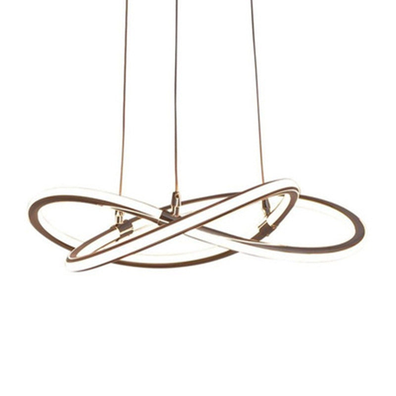 Contemporary Strip Chandelier Lamp Metal Ceiling Pendant Light - Rebooters