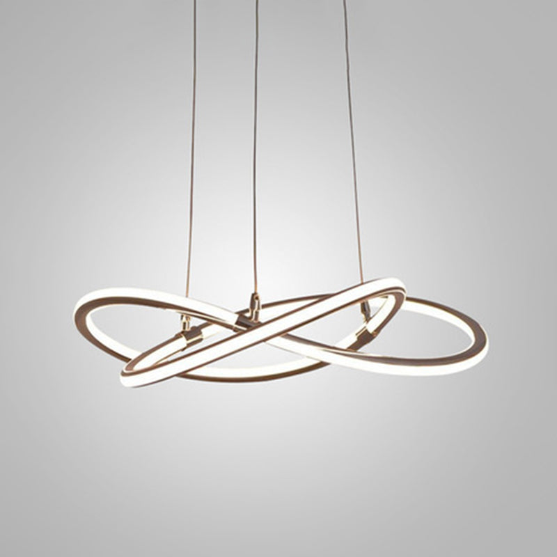 Contemporary Strip Chandelier Lamp Metal Ceiling Pendant Light - Rebooters