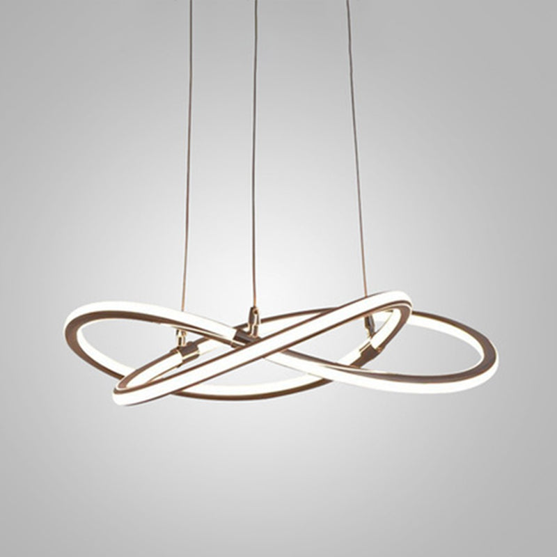 Contemporary Strip Chandelier Lamp Metal Ceiling Pendant Light - Rebooters