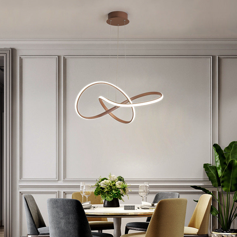 Ultra-Modern Twisted Chandelier Lighting for Living Room - Rebooters