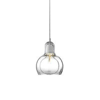 1 Light Pendant Lighting Fixtures Contemporary Gourd Glass - Rebooters