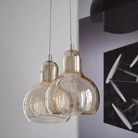 1 Light Pendant Lighting Fixtures Contemporary Gourd Glass - Rebooters