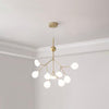 Modern Firefly Style Chandelier Light Frosted Acrylic Lampshade Ceiling Hang Lamp - Rebooters