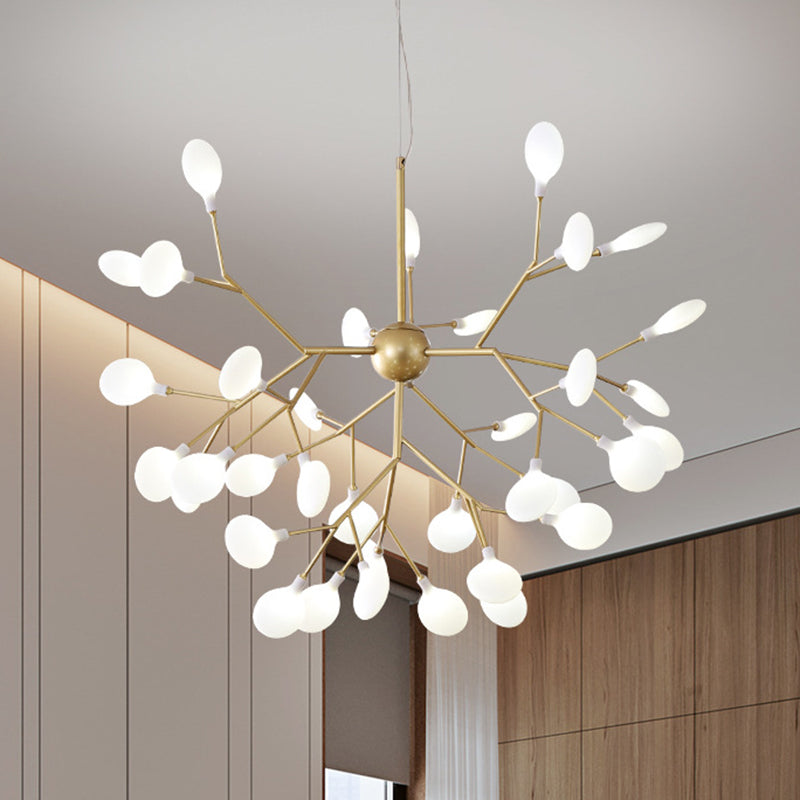 Firefly Chandelier Pendant Light Modern Style Acrylic Gold - Rebooters