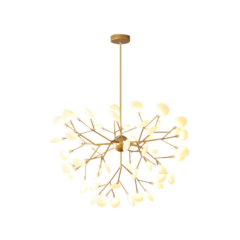 Firefly Chandelier Pendant Light Modern Style Acrylic Gold - Rebooters