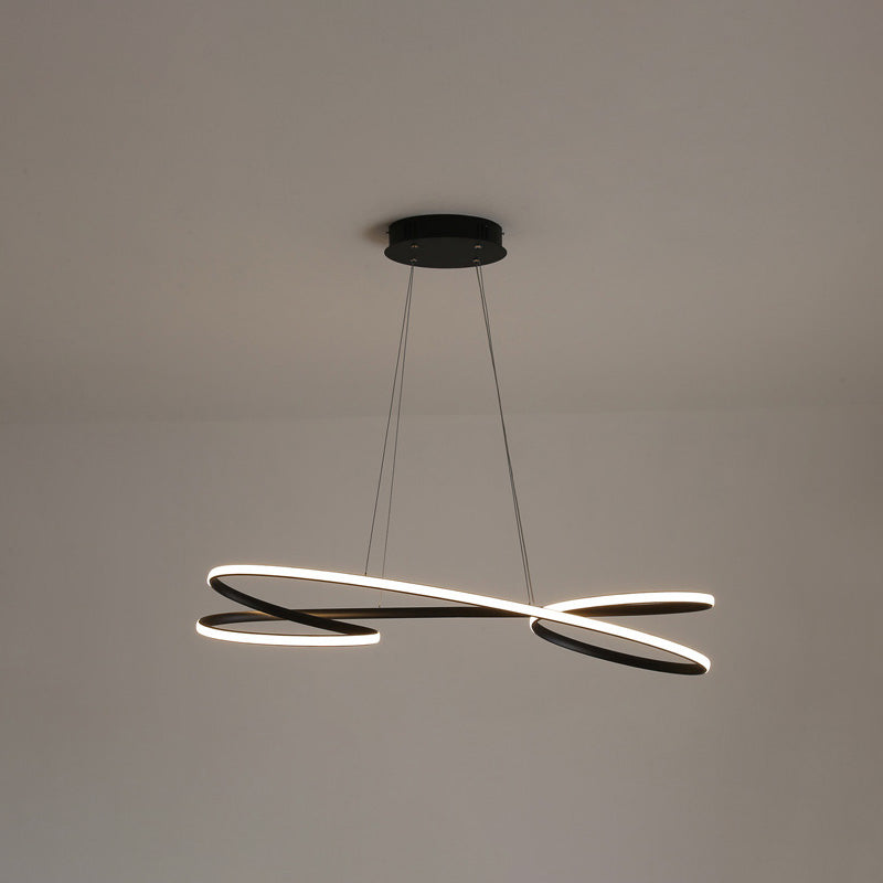 Simplicity Line LED Chandelier Light Aluminum Modern Style - Rebooters