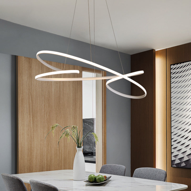 Simplicity Line LED Chandelier Light Aluminum Modern Style - Rebooters