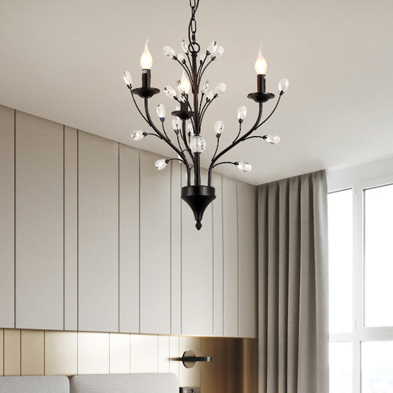 Exposed Bulb Metal Ceiling Chandelier Vintage 3/6/9 Lights - Rebooters