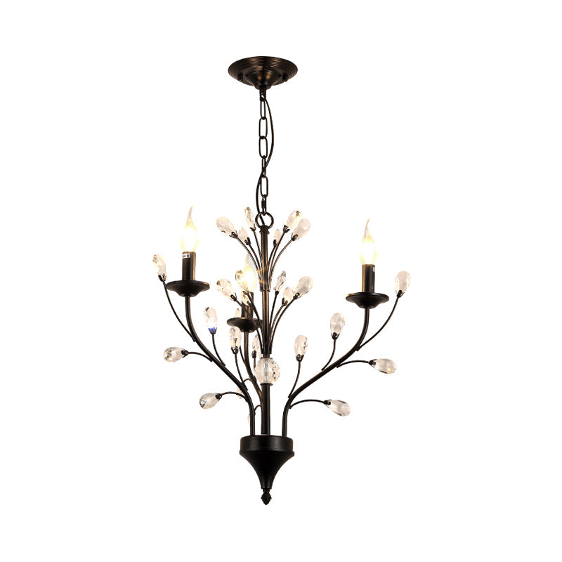 Exposed Bulb Metal Ceiling Chandelier Vintage 3/6/9 Lights - Rebooters