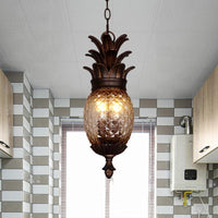 2 Lights Bubble Chandelier Lighting Classic Clear Prismatic Glass Pendant Light Fixture for Balcony - Rebooters