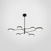 Ring Ceiling Chandelier Modernist Metal Pendant Light Fixtures - Rebooters