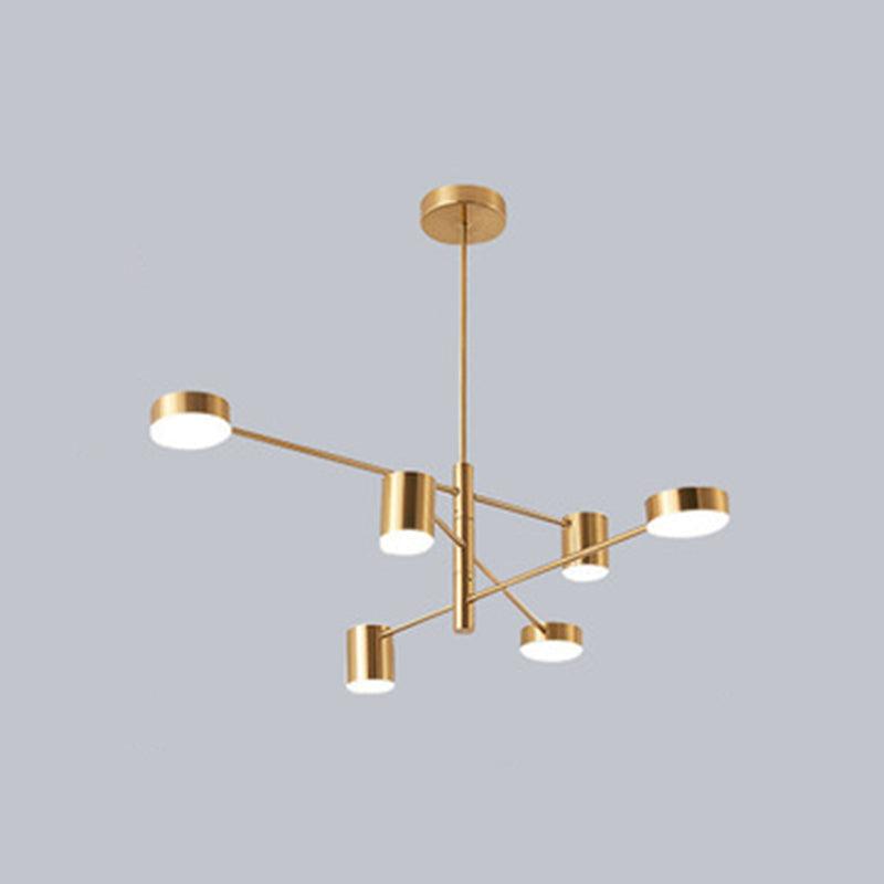 Sputnik Chandelier Light Fixture Contemporary Metal Pendant Light - Rebooters