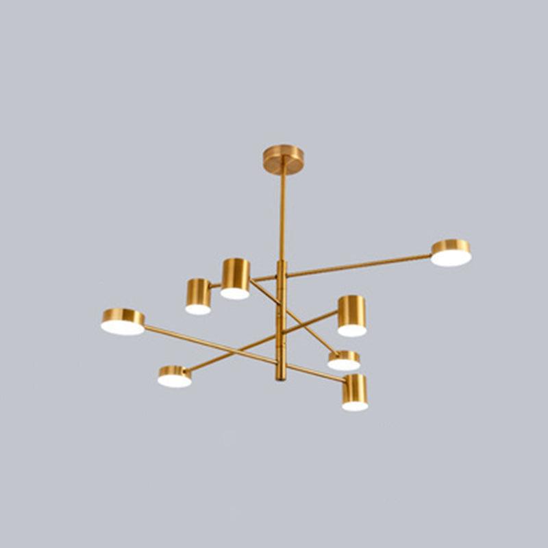 Sputnik Chandelier Light Fixture Contemporary Metal Pendant Light - Rebooters