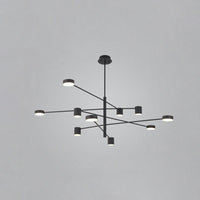 Sputnik Chandelier Light Fixture Contemporary Metal Pendant Light - Rebooters