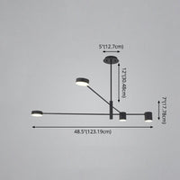 Sputnik Chandelier Light Fixture Contemporary Metal Pendant Light - Rebooters