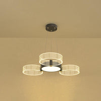 Circle Chandelier Lighting Modernist Acrylic Ceiling Pendant Light - Rebooters