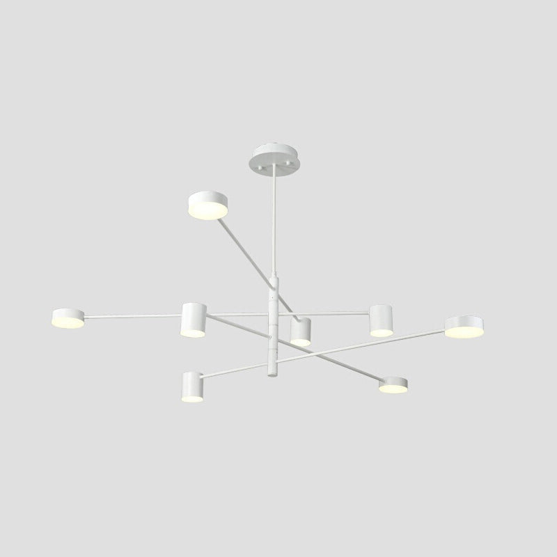Starburst Ceiling Chandelier Contemporary Metal Light Fixture - Rebooters