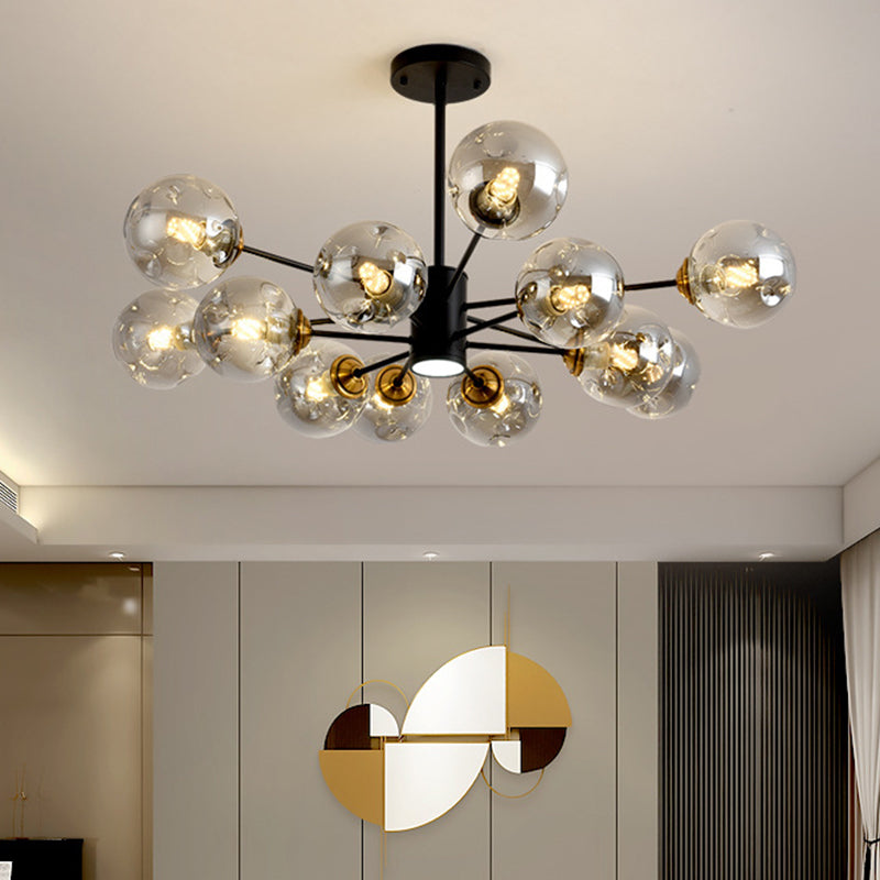 Bubble Chandelier Lighting Fixtures Modern Glass Pendant Lights - Rebooters